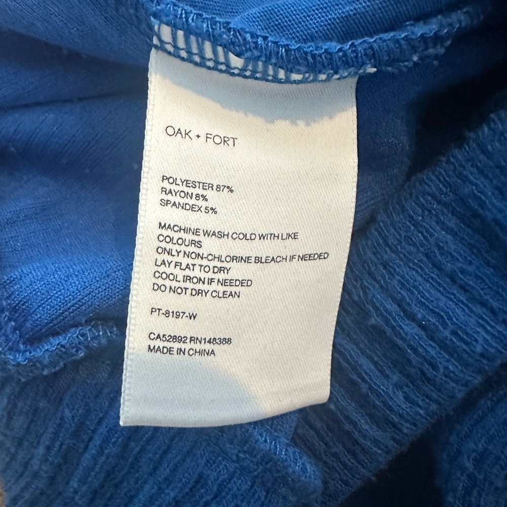 Oak & Fort Ribbed Knit Pant Size small - Picture 6 of 7